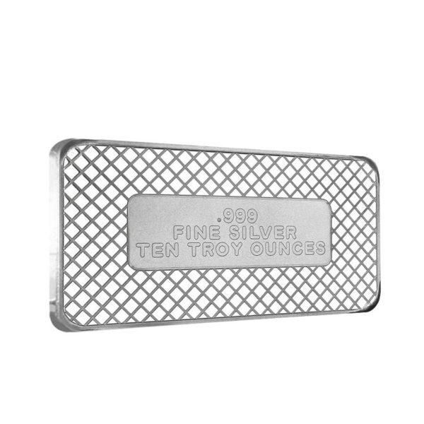 10 oz Silver Bar - American Flag Design - Image 2