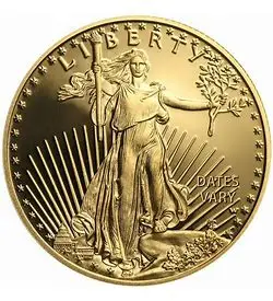 1 oz American Gold Eagle Coin BU (Random Year)