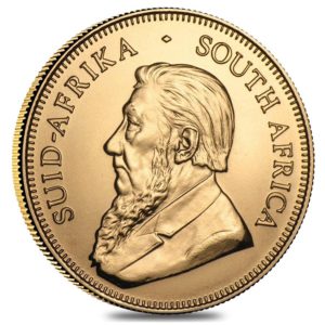 South African 1 oz Gold Krugerrand Coin BU (Random Year)