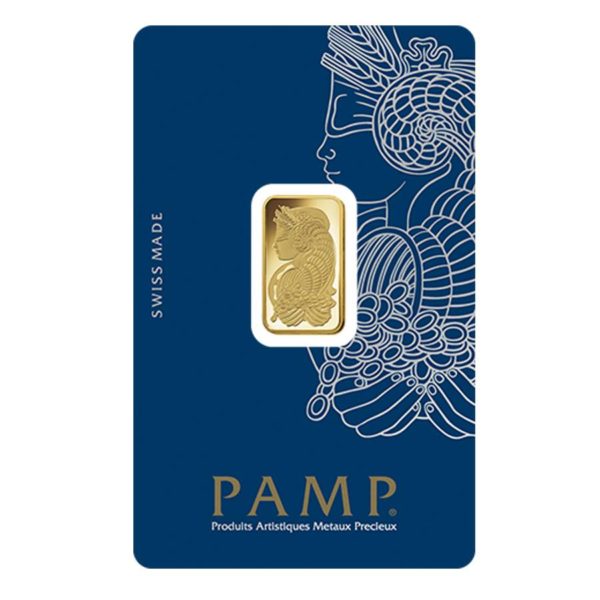 5 gram Gold Bar - PAMP Lady Fortuna Veriscan® (In Assay)