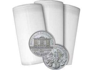 (20 oz Mint Tube) 20 - Austria 1 oz .999 Fine Silver Philharmonics - Random Year