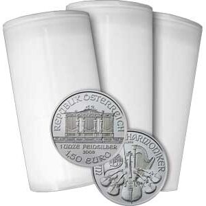 (20 oz Mint Tube) 20 - Austria 1 oz .999 Fine Silver Philharmonics - Random Year