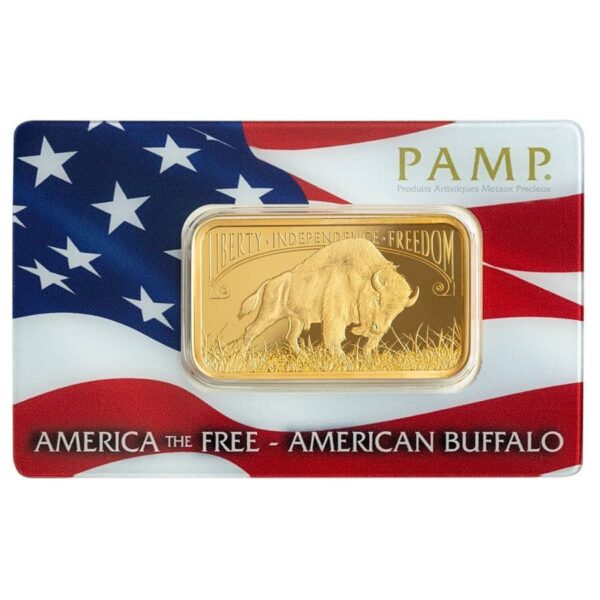 1 oz PAMP Suisse American Buffalo Gold Bar (in Assay)