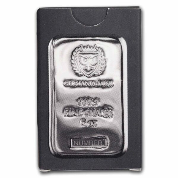 5 oz Silver Bar - Germania Mint (Serialized)