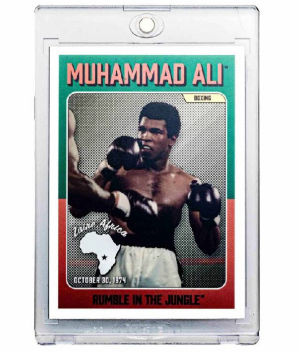 Muhammad Ali Rumble In The Jungle Fine Silver Trading Card - Image 2