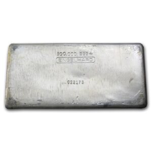 100 oz Silver Bar - Engelhard