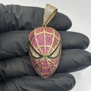 14KT Spiderman Pendant - CZ