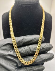 14KT Yellow Gold - Hollow Cuban Link Chain - 6.5MM - 20 Inch - 28.8 Grams