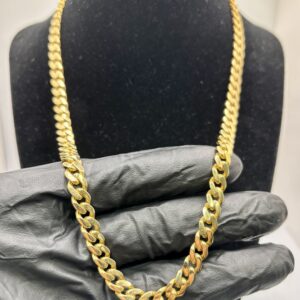 14KT Yellow Gold - Hollow Cuban Link Chain - 6.5MM - 20 Inch - 28.8 Grams
