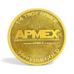 1/4 oz .9999 Fine Gold Round - APMEX - Secondary Market