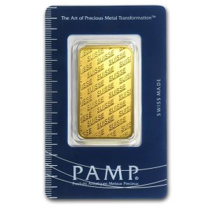 1 oz .9999 Fine Gold - PAMP - New Design - In Assay Card