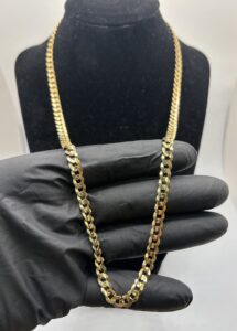 14KT Yellow Gold Cuban Link Chain - 28.1 Grams - 6MM - 23.5 Inch