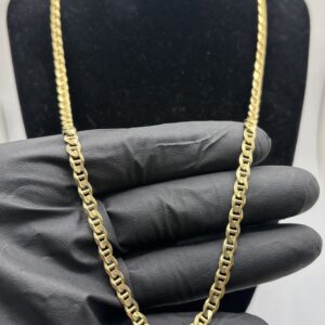 14KT Yellow Gold - Mariner Link - 22.2 Grams - 5MM - 22 Inch