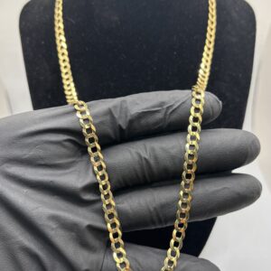 14KT Yellow Gold Cuban Chain - 13.4 Grams - 22 Inch - 4.5 MM