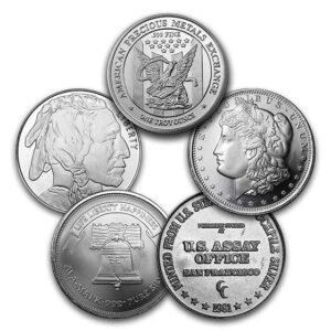 1 oz .999 Fine Silver Round - Secondary Market - Designs Vary