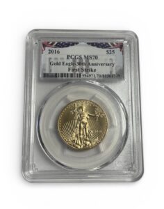 1/2 oz American Gold Eagle MS-70 PCGS (Random Year)