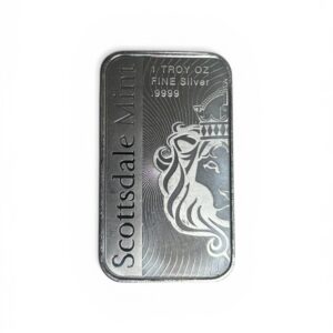 1 oz .999 Fine Silver Bar - Scottsdale Mint - Secondary Market