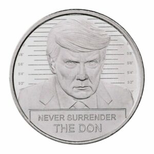 1 oz .999 Fine Silver - Trump Round - Never Surrender - THE DON