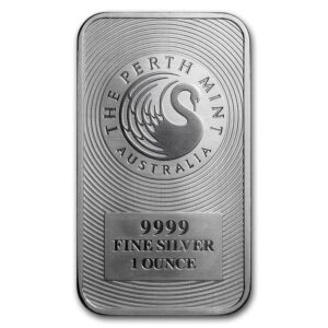 1 oz .999 Fine Silver Bar - Perth Mint