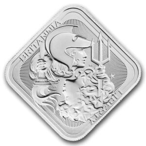 1 oz .999 Fine Silver Bar - The Royal Mint Britannia & Liberty
