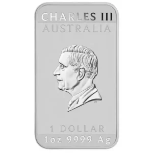2024 1oz .9999 Fine Silver - Australia Perth Mint - Dragon Silver Coin Bar
