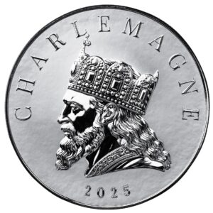 5 oz .999 Fine Silver - Charlemagne - Commander Series