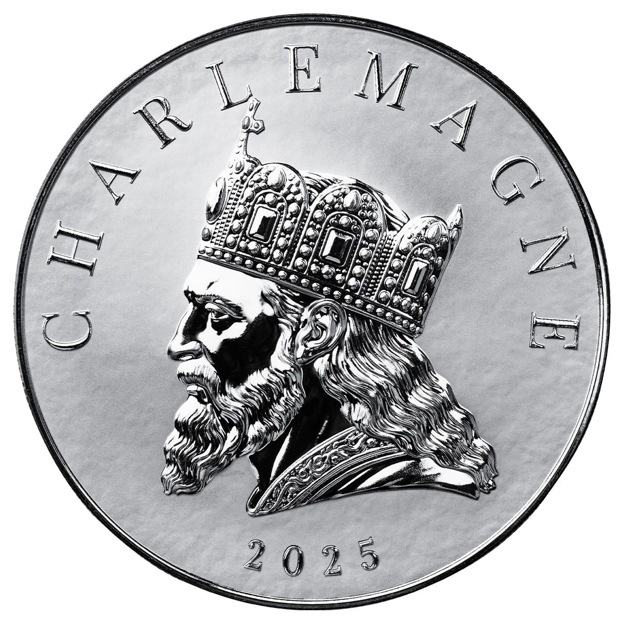 5 oz .999 Fine Silver - Charlemagne - Commander Series