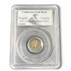 S.S. Central America - California Gold Rush -1857 - 0.5 Grams Gold Nuggets - PCGS - Collectors Universe