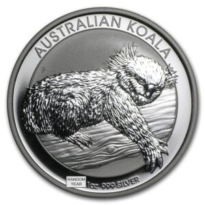 1 oz .999 Fine Silver - Australian Silver Koala BU (Random Year)