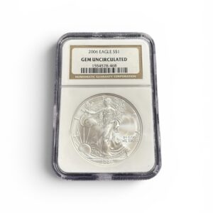 2006 - 1 oz American Silver Eagle - GEM UNCIRCULATED - NGC
