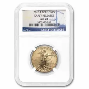 2013 1/2 oz American Gold Eagle MS-70 NGC (Early Releases)
