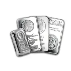 5 oz .999 Fine Silver Bar - Secondary Market - Brands Vary