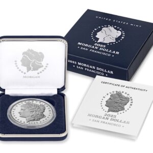 2025-S Proof Morgan Silver Dollar Coin (Box + COA)