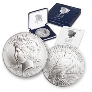 2025-S Proof Peace Dollar – Box/COA