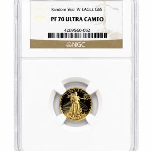 1/10 oz American Gold Eagle Proof - NGC PF70 Ultra Cameo - Random Year