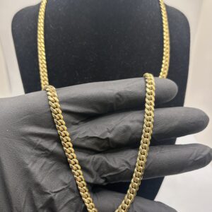 Solid 14KT Cuban Link Chain - 24 Inch - 6MM - 67.7 Grams