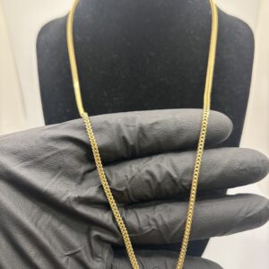 10KT Yellow Gold - Box Link Chain - 22 Inch - 2MM - 6.5 Grams