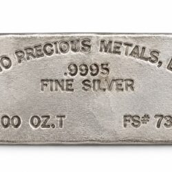10 oz .9995 Fine Silvber - OPM Vintage Hand Poured - Ohio Precious Metals Bar